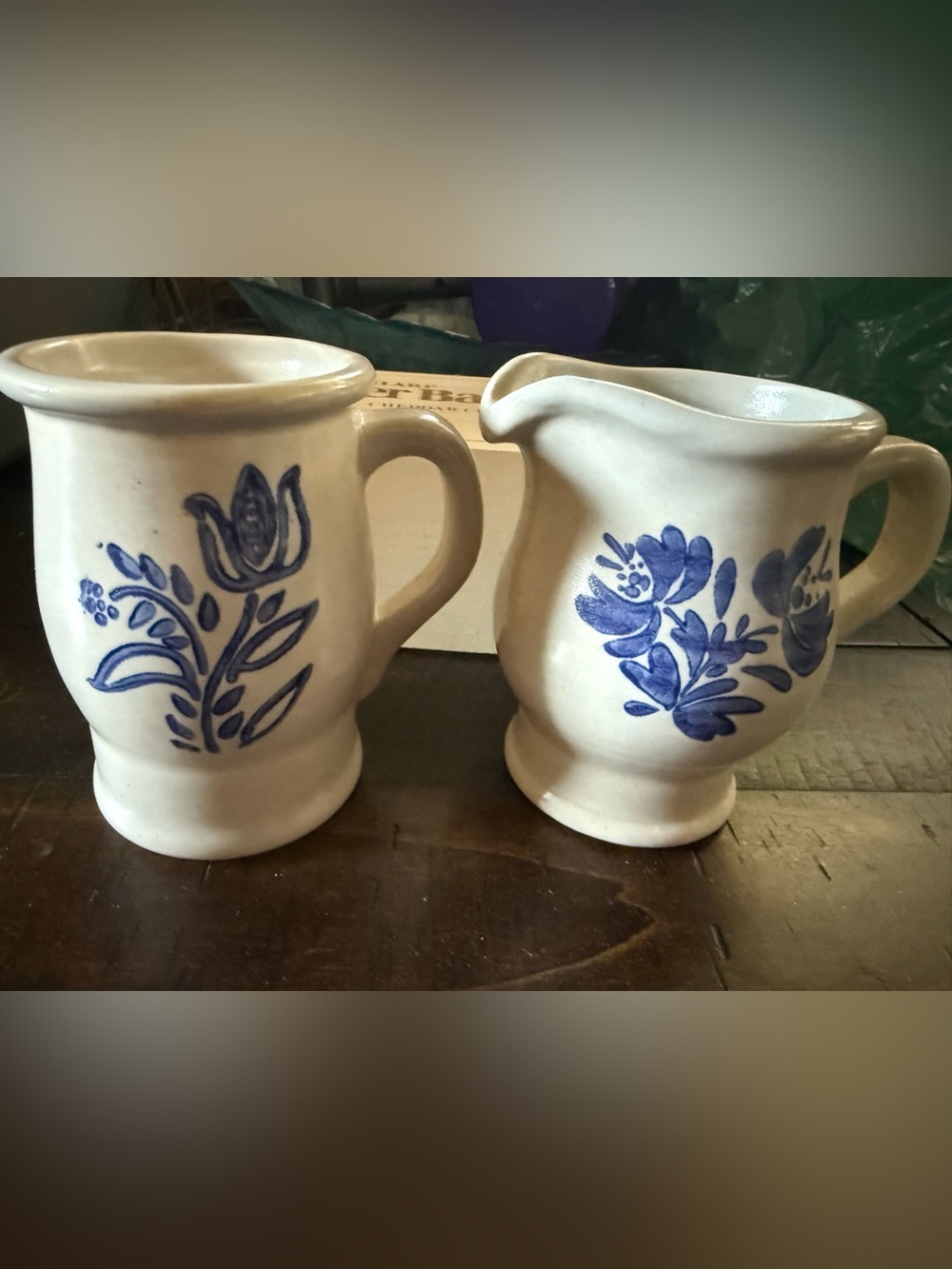 Pfaltzgraff Yorktown creamer pitcher and mug
